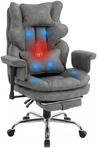Big and Tall Massage Office Chair with Heat — Massage Chairs, Lanonuvia