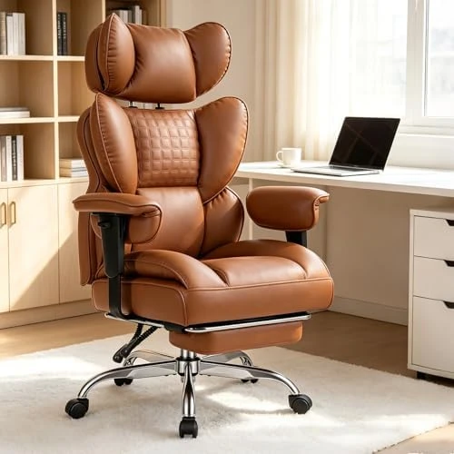 Big and Tall Office Chair with Footrest — Smart Chairs, Simple Deluxe
