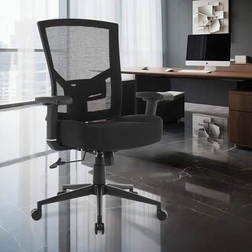 Big and Tall Office Chair with Lumbar Support — Smart Chairs, MAHOMICO