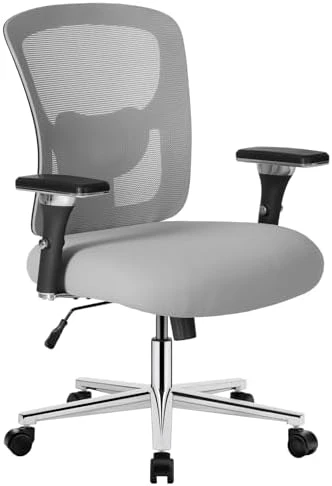 Big and Tall Office Desk Chair with Lumbar Support — Smart Chairs, Sweetcrispy