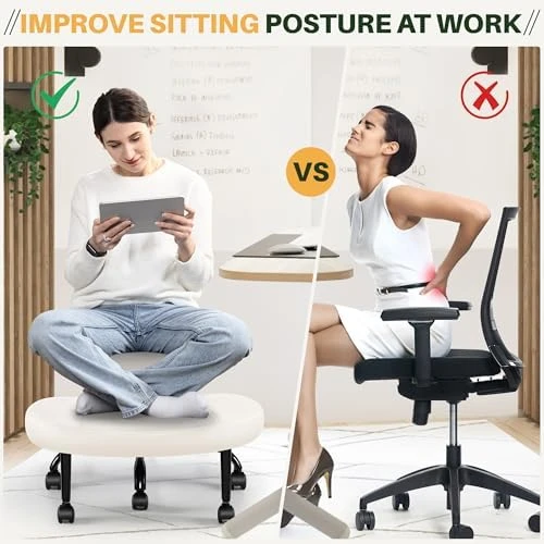 Criss Cross Office Chair with Wheels — Smart Chairs, Primy