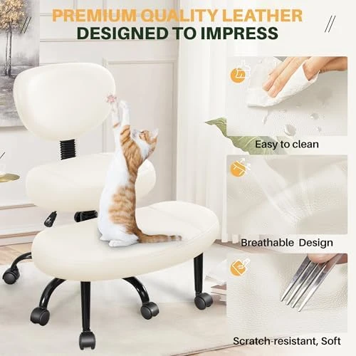 Criss Cross Office Chair with Wheels — Smart Chairs, Primy