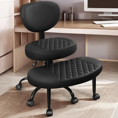 Ergonomic Cross Legged Office Chair with Wheels — Smart Chairs, AtHope