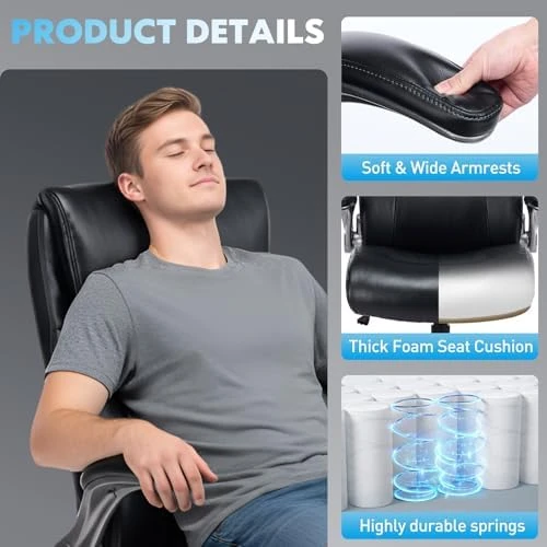 Ergonomic High-Back Executive Office Chair — Smart Chairs, MALOL