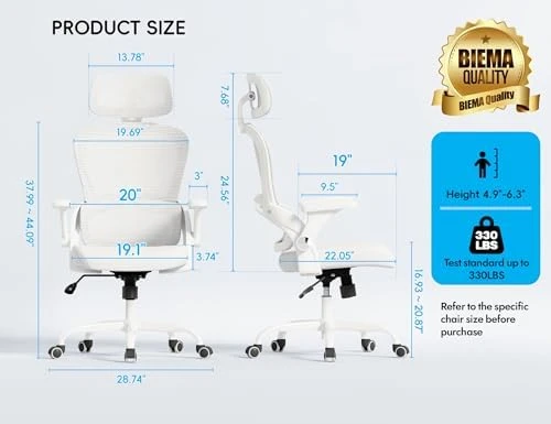 Ergonomic Office Chair with Back Support — Smart Chairs, TRALT