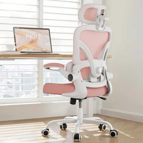 Ergonomic Office Chair with Lumbar Support & Headrest — Smart Chairs, PKPT