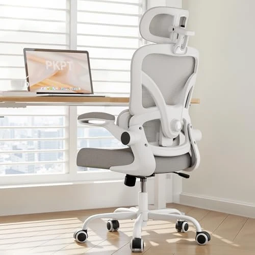 Ergonomic Office Chair with Lumbar Support & Headrest — Smart Chairs, PKPT