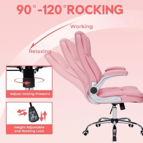 Executive Office Chair with Flip-Up Armrests — Smart Chairs, HESL