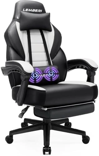 Gaming Chair with Footrest — Smart Chairs, LEMBERI