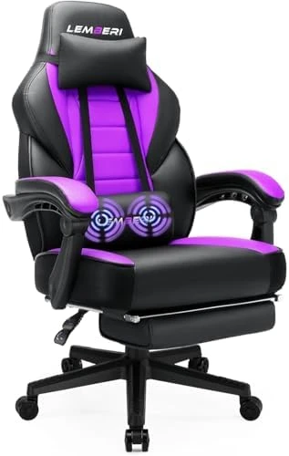 Gaming Chair with Footrest — Smart Chairs, LEMBERI