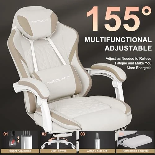 Gaming Chair with Footrest — Smart Chairs, Misolant