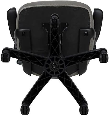 High-Back Swivel Office Chair with Adjustable Lumbar Support and Seat Height, Ergonomic Mesh Desk Chair with Flip-Up... — Smart Chairs, Flash Furniture