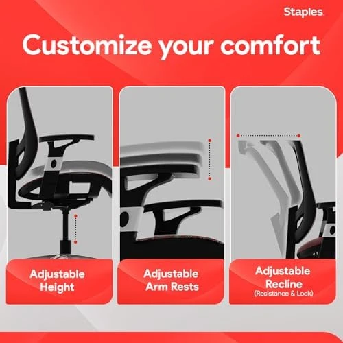 Ergonomic Task Chair with Mesh Back — Smart Chairs, STAPLES