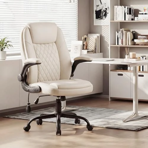 Leather Office Chair with Adjustable Lumbar Support — Smart Chairs, MALOL