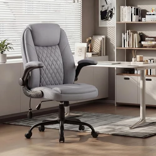 Leather Office Chair with Adjustable Lumbar Support — Smart Chairs, MALOL