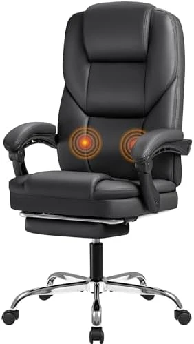 Massage Office Chair with Foot Rest — Massage Chairs, Furmax