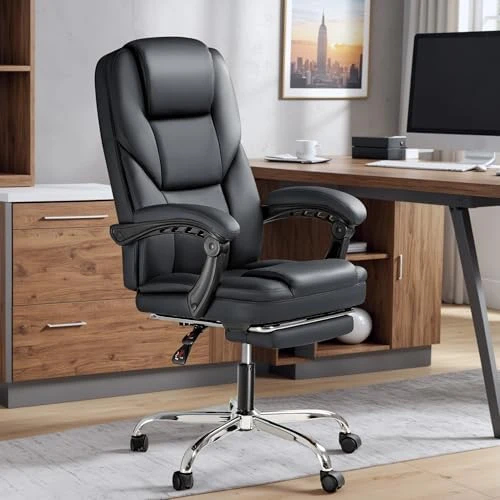 Massage Office Chair with Foot Rest — Massage Chairs, Furmax