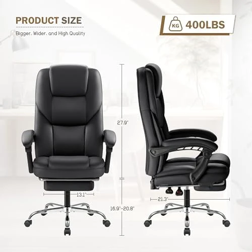 Massage Office Chair with Foot Rest — Massage Chairs, Furmax