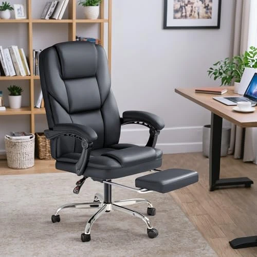 Massage Office Chair with Foot Rest — Massage Chairs, Furmax