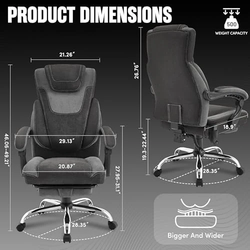 Massage Office Chair with Foot Rest — Massage Chairs, BLISNEST