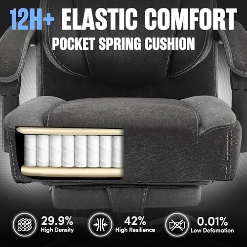 Massage Office Chair with Foot Rest — Massage Chairs, BLISNEST