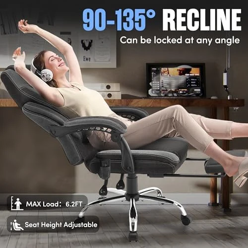 Massage Office Chair with Foot Rest — Massage Chairs, BLISNEST