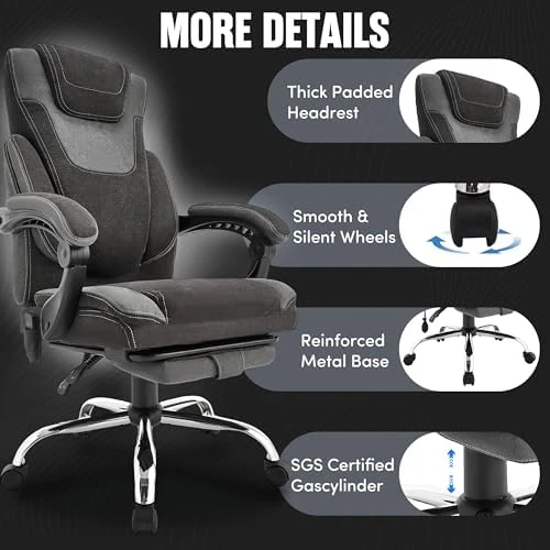 Massage Office Chair with Foot Rest — Massage Chairs, BLISNEST