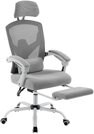 Office Desk Chair with Footrest Ergonomic Gaming Chair — Smart Chairs, DUMOS