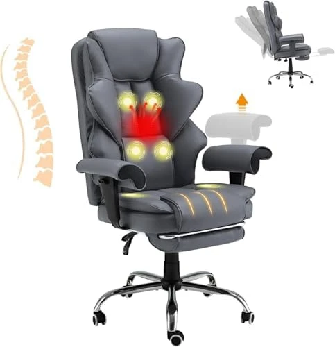 6-Point Massage Executive Chair — Massage Chairs, HOMREST
