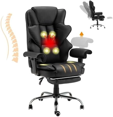 6-Point Massage Executive Chair — Massage Chairs, HOMREST