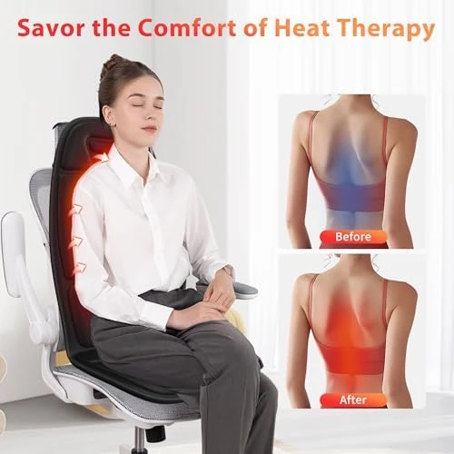 Back Massager with Heat — Massage Chairs, Comrelax