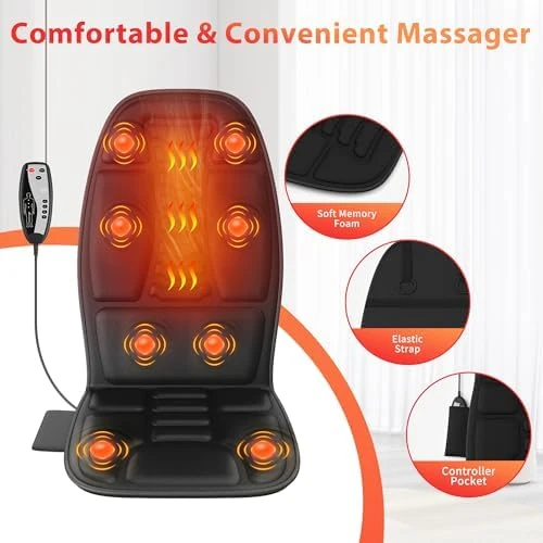 Back Massager with Heat — Massage Chairs, Comrelax
