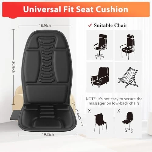 Back Massager with Heat — Massage Chairs, Comrelax