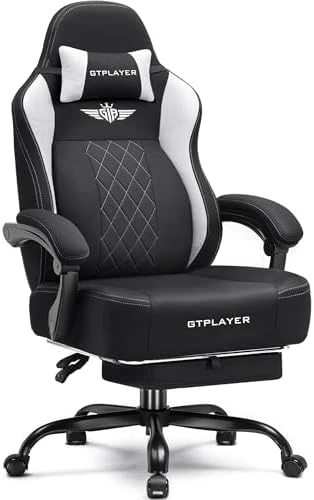 Big and Tall Gaming Chair with Footrest — Smart Chairs, GTPLAYER