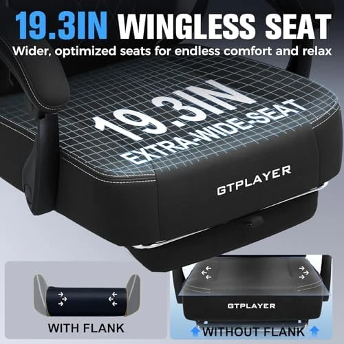 Big and Tall Gaming Chair with Footrest — Smart Chairs, GTPLAYER