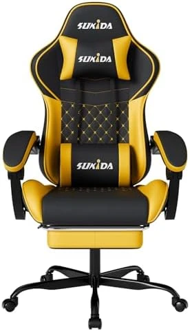 Ergonomic Video Gamer Chair — Massage Chairs, SUKIDA