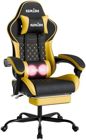 Ergonomic Video Gamer Chair — Massage Chairs, SUKIDA