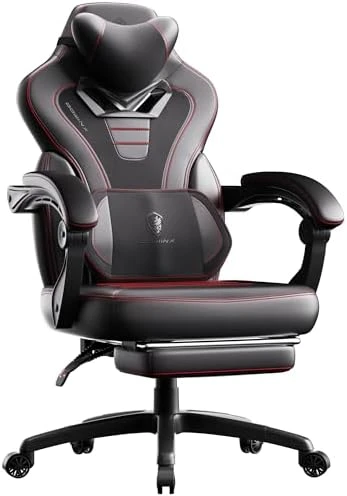 Fabric Gaming Chair with Footrest — Smart Chairs, Dowinx