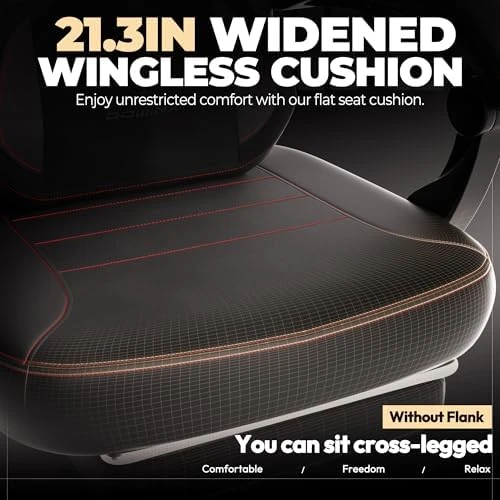 Fabric Gaming Chair with Footrest — Smart Chairs, Dowinx