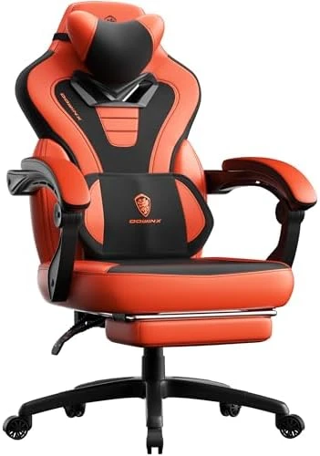 Fabric Gaming Chair with Footrest — Smart Chairs, Dowinx
