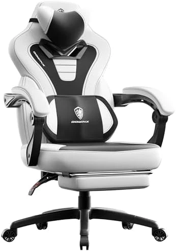 Fabric Gaming Chair with Footrest — Smart Chairs, Dowinx