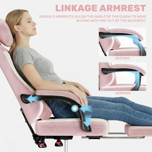 Fabric Video Gaming Chair — Smart Chairs, SUKIDA