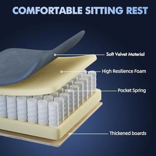 Gaming Chair Racing with Footrest and Massage Lumbar Cushion — Massage Chairs, Generic