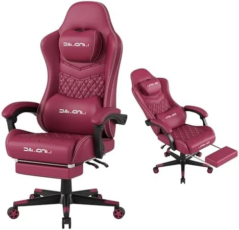 Gaming Chair with Footrest and Lumbar Support — Smart Chairs, MINOMAC