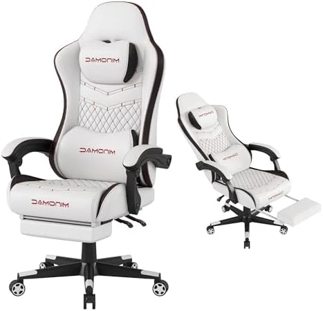 Gaming Chair with Footrest and Lumbar Support — Smart Chairs, MINOMAC