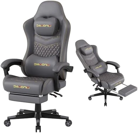 Gaming Chair with Footrest and Lumbar Support — Smart Chairs, MINOMAC