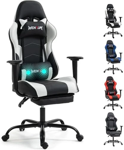 Gaming Chair with Footrest — Smart Chairs, WENTUM