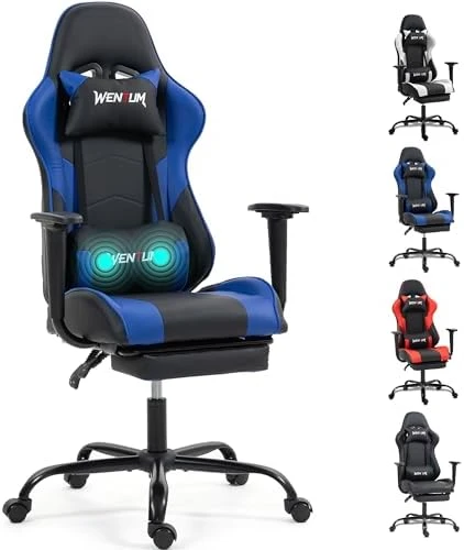 Gaming Chair with Footrest — Smart Chairs, WENTUM