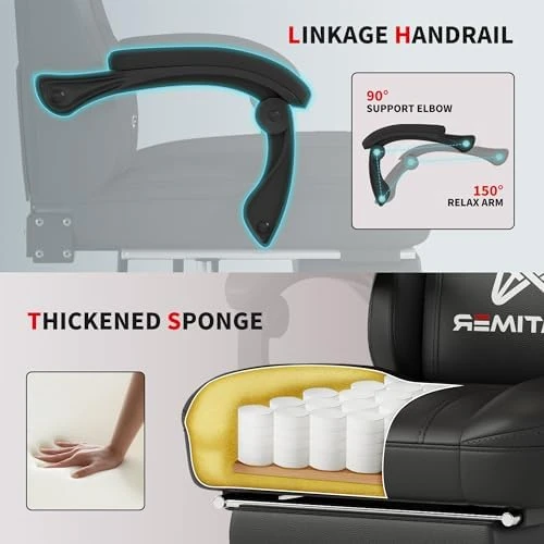 Gaming Chair with Footrest — Smart Chairs, Gamtimer
