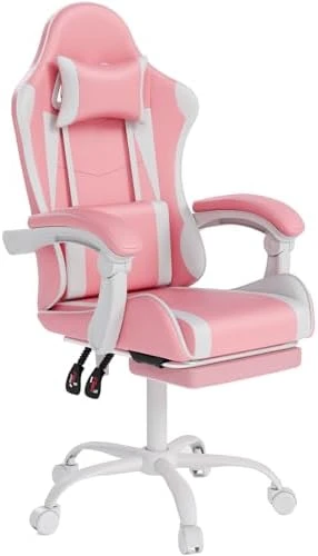 Gaming Chair with Headrest and Lumbar Support — Smart Chairs, Visit the OS MOTOR Store